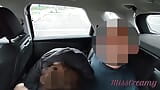 Dick flash - Teacher caught student jerking off in the car and help me cum - MissCreamy snapshot 11