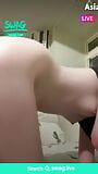 Watch her hairy pussy from behind swag.live lynnbae snapshot 4