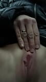 Masturbation dans ma voiture et pisse dans la forêt, excitée par la conduite, parking, masturbation et pipi snapshot 9