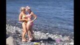 Topless Lesbos Candy Elektra And Her Girlfriend Making Out! snapshot 2