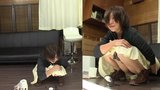 Subtitled Japanese amateur pee desperation failure in HD snapshot 10