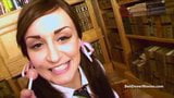 Teen dressed as Schoolgirl filmed for first time snapshot 2