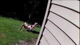 Caught neighbor touching herself and she lets me watch and cum on her snapshot 7