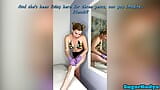 Auto depilazione di gambe sexy e belle mani dall'amante sugarNadya snapshot 16