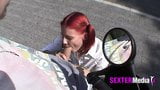 Rest area sex with redhead amateur girl snapshot 4