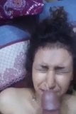 Wife gets cum on face snapshot 2