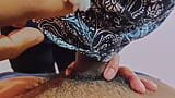 Красива малайзійська дівчина в хіджабі робить мінет і займається сексом після спортзалу. snapshot 5