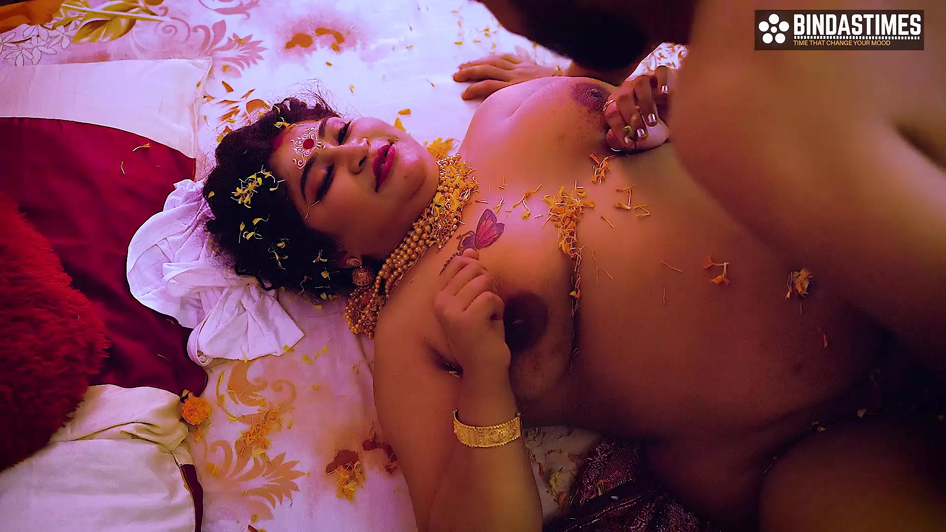 First night boobs pressing