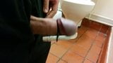 Vibrator Makes My Cock Cum In Public Bathroom snapshot 3