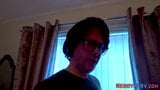 Yorkshire nerd bangs and facializes snapshot 6