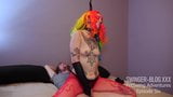 Tattooed cosplay slut enjoys sucking and fucking a hard cock snapshot 14