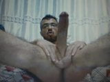 turkish guy jerking huge cock snapshot 2