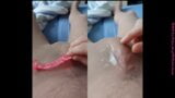 Nylonjunge73: The frozen condom - sperm fun - snapshot 2