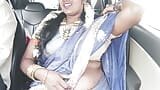 Car sex, telugu dirty talks, silk aunty with hyd driver crezy romantic journey snapshot 2