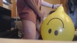 Two Smiley Balloons: Pop and Cum - 6-21 - Balloonbanger snapshot 19