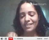 Daniella Ignacio Fronza показывает перед вебкамерой перед вебкамерой snapshot 5