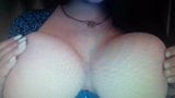 beutiful girl playing with big natural tits  2 snapshot 1