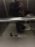 Cheating wife in elevator snapshot 8