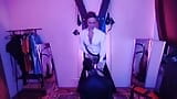 Domina Eva Latex fickt den mund des sklaven mit strap-on. Domina – bdsm – hardcore high heels, fußfetisch snapshot 14