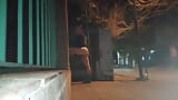 Risky public sex outdoors flashing her pussy on the streets of Argentina snapshot 6