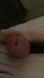 Slow Teasing Footjob on slave cock & balls snapshot 19