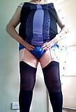 Blue slip and panties snapshot 1