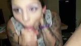 Tatted chick sucks dick snapshot 7