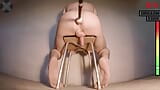 ANAL ORGASM IS INEVITABLE ON THIS CHAIR - prostate milking machine snapshot 3