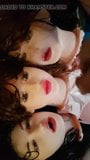 I ejaculate over Three Dolls Faces snapshot 6