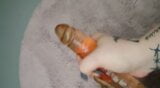 Dildo handjob mit extrem langen Nägeln snapshot 5