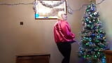 Wife dancing in pink and leggings snapshot 2