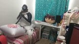 Pvc pingüino cosplay gasmask respiración mariquita joroba inflable snapshot 17