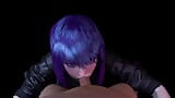 Motoko gibt dir einen schlampigen blowjob - Ghost in the shell parodie snapshot 14