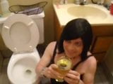 Drinking my Owner's piss snapshot 3