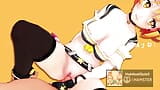 MMD R18 Vampire VTuber 2ème ver, 2 jeux sexuels hentai 3D ahegao lait seins bière, sperme public NTR snapshot 5