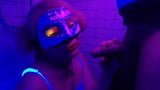 Huge piss into mouth ever... 3min + cumshot at neon party snapshot 3