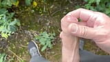 Outdoor wank and cum in a field snapshot 3