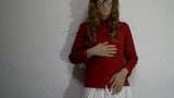 Zetai lori crossdresser red shirt snapshot 1