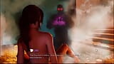 Croft Adventure - #1 Lara speelt met zichzelf onder de douche snapshot 6