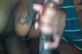 Ebony tattooed blowjob snapshot 1