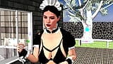 Hot American busty maid Hardcore fucked by boss in the kitchen snapshot 5