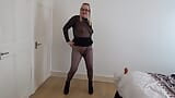 Wife in Tarty Outfit Bouncing Breasts snapshot 7