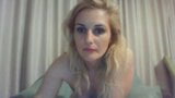 Slim blonde satisfies herself on camera snapshot 6