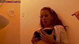 IR DPed redhead mature slut enjoys BBC 3some action snapshot 3