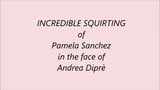 Guinness SQUIRTING of Pamela Sanchez in face of Andrea Dipre snapshot 1