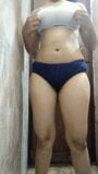 Tamil young 18 year old girl bathing at home snapshot 4