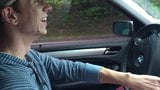 Cute twink cums while driving snapshot 1