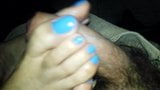 Footjob my wife 89 snapshot 3