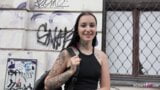 Cercetașă germană - adolescentă tatuată înaltă, Charlotte, futută și futută snapshot 3