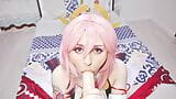 Dirty gamer's dream about Yae Miko from Genshin Impact: Rough sex until cumshot on virgin pink pussy snapshot 6